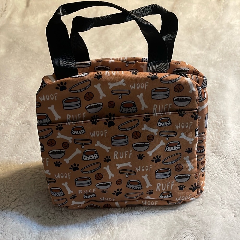 Cute dog thermal bag